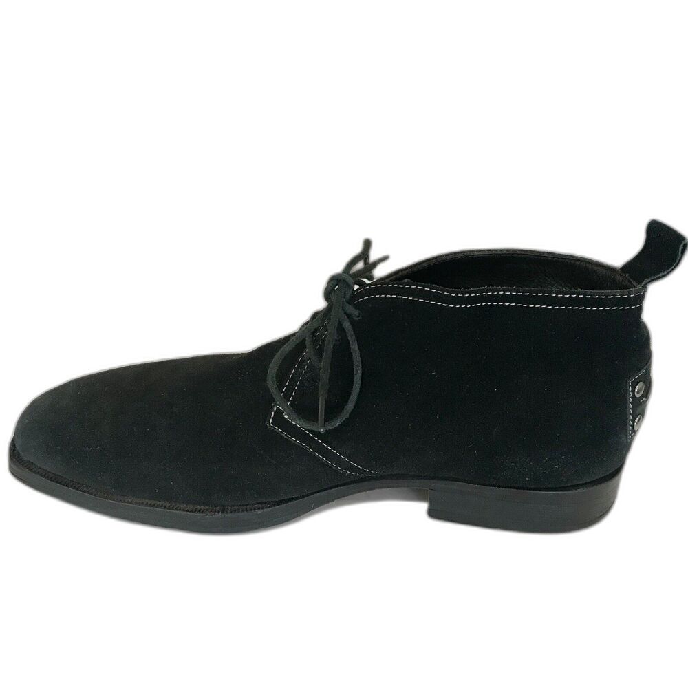 Gordon Rush Sydney Black Suede Leather Ankle‎ Lace Up Chukka Boots Men’s Size 8